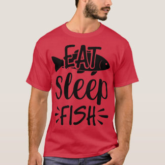 T-shirt Mangez du poisson de sommeil 1