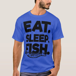 T-shirt Mangez du poisson endormi