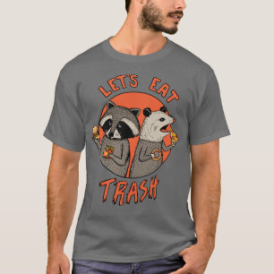 T-shirt Mangez du raccoon à ordures et de l'opossum