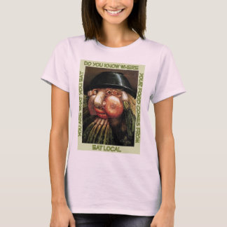 T-shirt Mangez du thé bio local