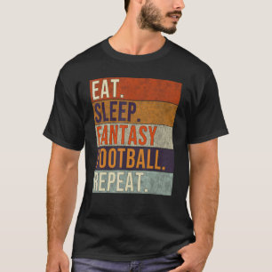 T-shirt Mangez Imaginaire sommeil Football Lover Répéter R