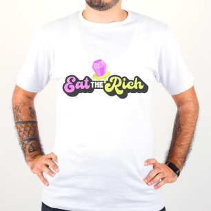 T-shirt Mangez La Bague Diamante Des Années 90 Pop Funny U