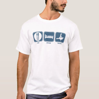 T-shirt mangez la coupure de sommeil