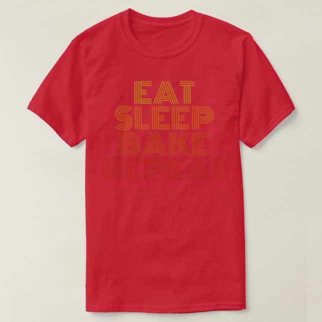 T-shirt Mangez la cuisson au four (Design devant)