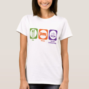 T-shirt Mangez la justice pénale de pratique en matière