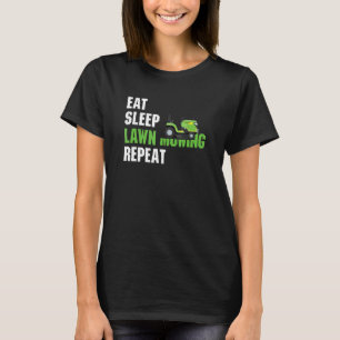 T-shirt Mangez la pelouse endormie Mailler Répéter la pelo