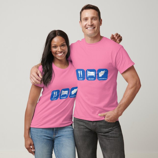 T-shirt Mangez l'Afghanistan endormi (Unisexe)