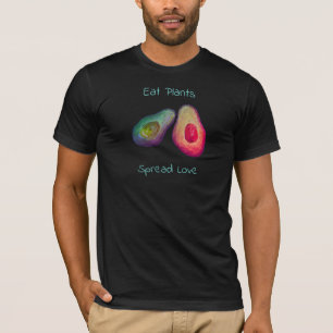 T-shirt Mangez l'amour de diffusion de plantes - le