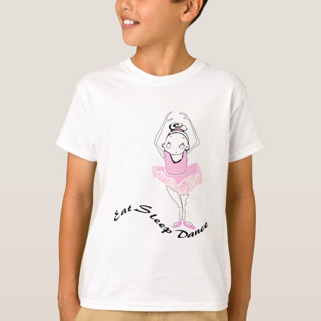 T-shirt Mangez le ballet de danse de sommeil (Devant)
