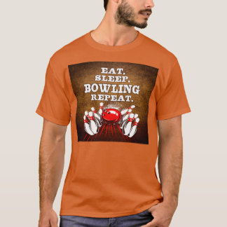 T-shirt Mangez le bol de sommeil Art Vintage T