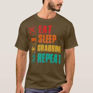 T-shirt Mangez le crabe du sommeil répéter
