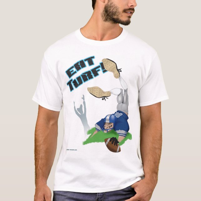 T-SHIRT MANGEZ LE GAZON ! (Devant)