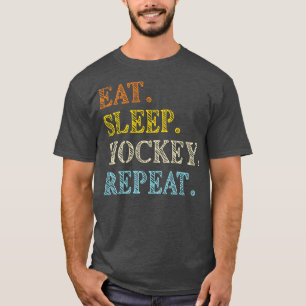 T-shirt Mangez le hockey sur glace Répéter le hockey sur g