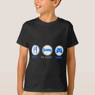 T-shirt Mangez le jeu 2 de sommeil - des jeux vidéo de