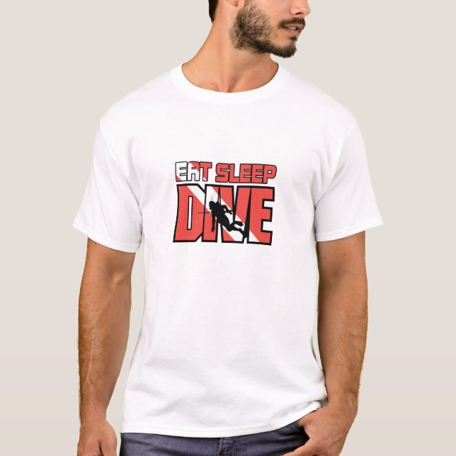 T-shirt Mangez le piqué de sommeil (Devant)