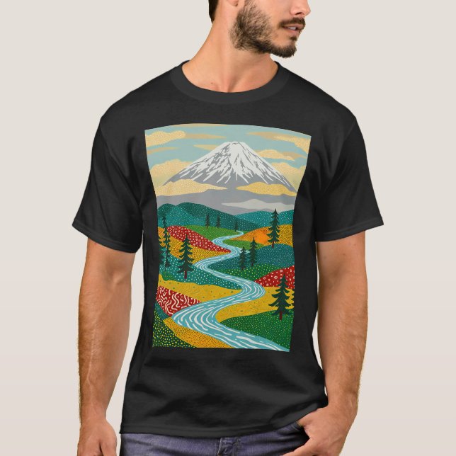 T-shirt Mangez le riche chenille affamée (Devant)