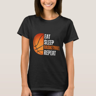 T-shirt Mangez Le Sommeil Bysketbyll Répéter Le Don Pour B