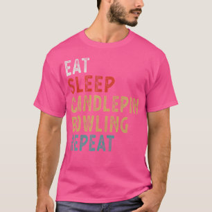 T-shirt Mangez le sommeil chandelier Bowling Répéter amusa