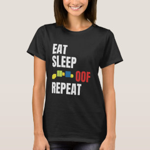 T-shirt Mangez le sommeil de la répétition amusant mème Ga