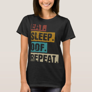 T-shirt Mangez le sommeil de la répétition jeu vidéo Vinta