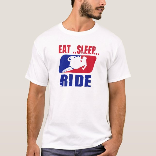 T-shirt Mangez le sommeil et montez (Devant)
