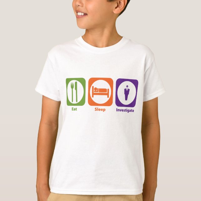 T-shirt Mangez le sommeil étudient (Devant)