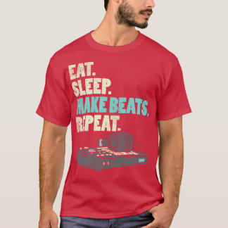 T-shirt Mangez le sommeil Faire répéter les battements 3