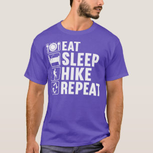 T-shirt Mangez le sommeil Hike Répéter 1