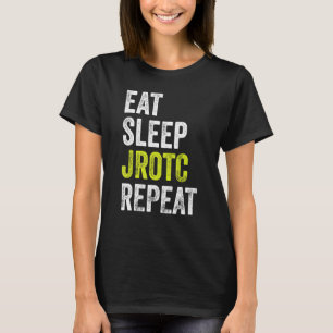T-shirt Mangez le sommeil JROTC Répéter le ROTC Junior US