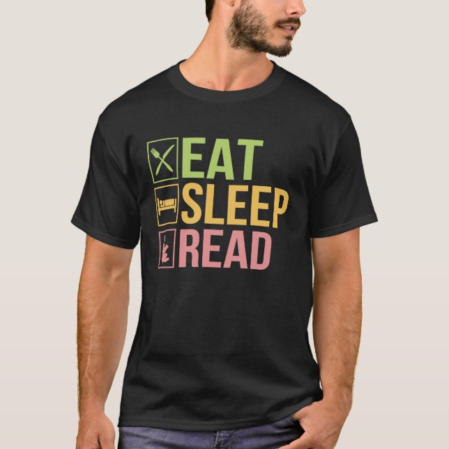 T-shirt Mangez le sommeil lire (Devant)