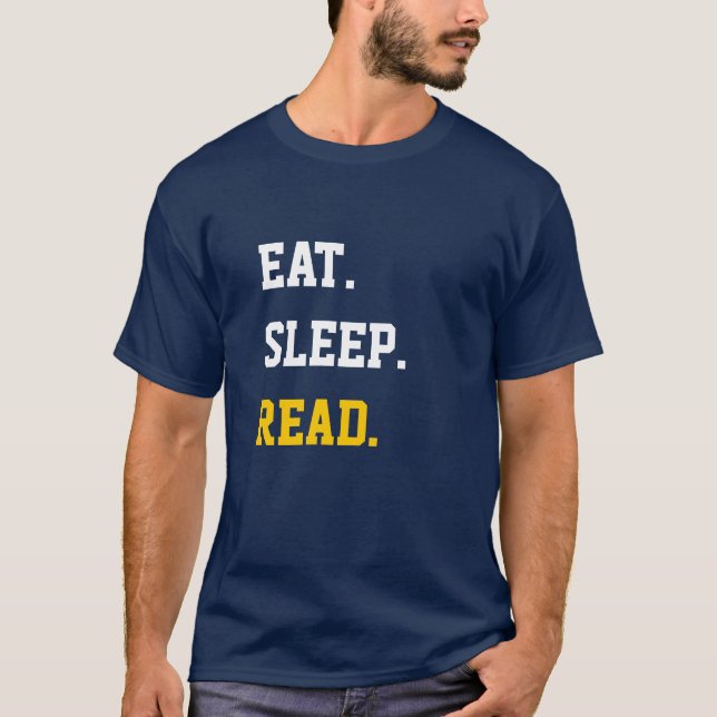 T-shirt Mangez le sommeil lire (Devant)
