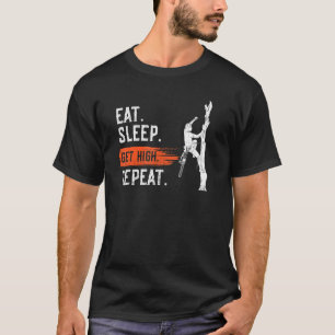T-shirt Mangez le sommeil Obtenez haute répétition Arboris