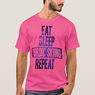 T-shirt Mangez le sommeil Ocean Rowing répéter