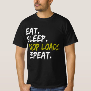 T-shirt Mangez le sommeil Pots Répéter la vie du camion Ca