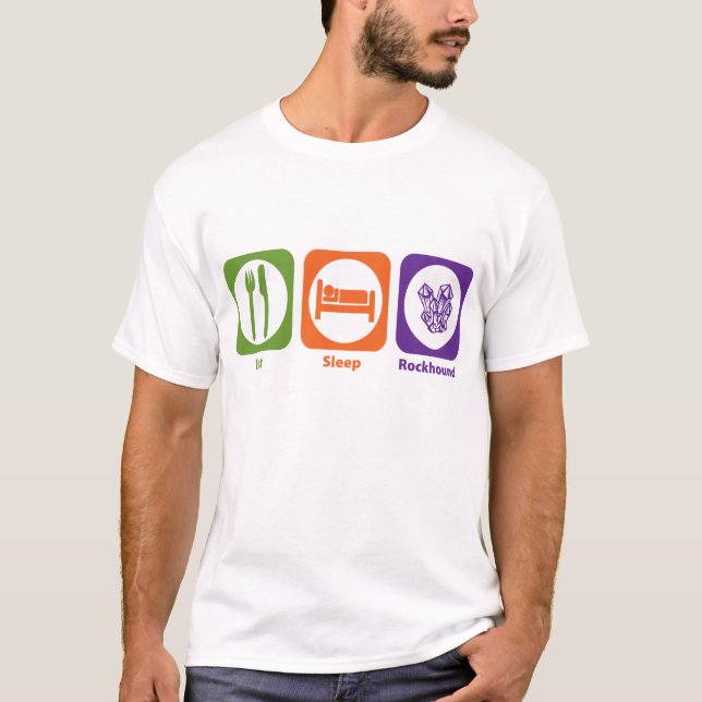 T-shirt Mangez le sommeil Rockhound (Devant)