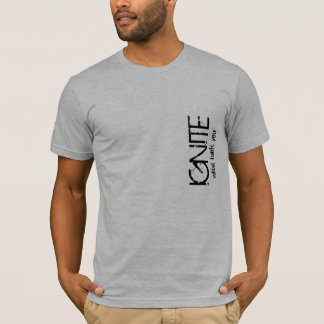 T-shirt Mangez le train propre sale