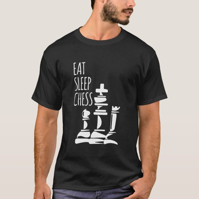 T-shirt Mangez les échecs de sommeil (Devant)