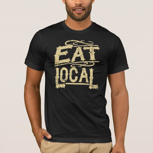 T-shirt Mangez les gens du pays (Devant)