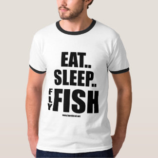 T-shirt Mangez les poissons de mouche de sommeil