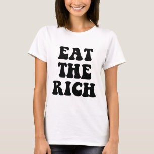 T-shirt Mangez les riches occupent Wall Street