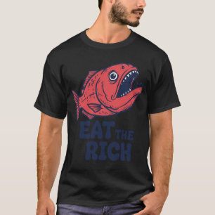 T-shirt Mangez les riches, prédateur, socialisme, funnyfit