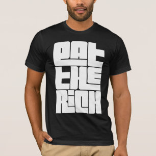 T-shirt Mangez les riches - Socialiste drôle