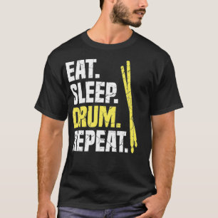 T-shirt Mangez les tambours à répétition du tambour du som