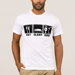 T-shirt Mangez l'oiseau de sommeil (les aveugles)