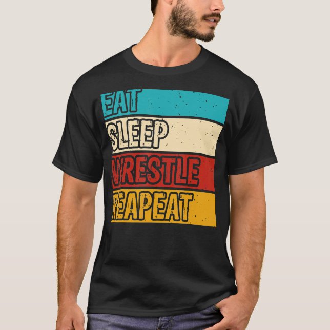 T-shirt Mangez luttes du sommeil Répétez les luttes des lu (Devant)