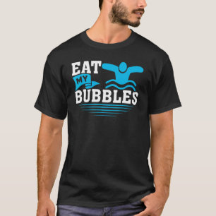 T-shirt Mangez mes bulles nager