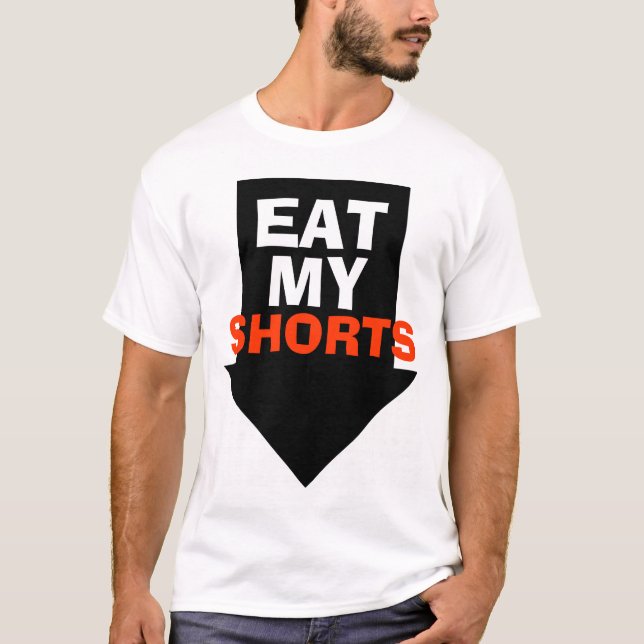T-shirt Mangez mes shorts (Devant)