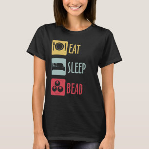 T-shirt Mangez Perle de Dormir Beadery Bijoux fabricant pe