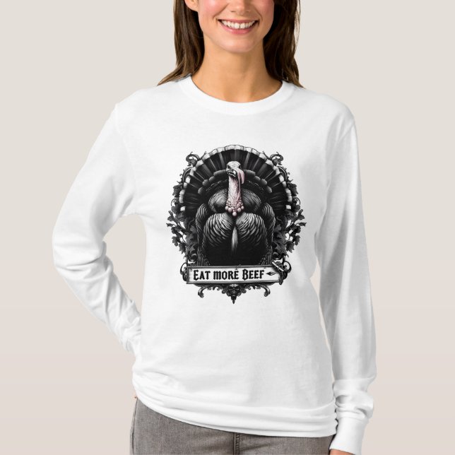 T-shirt Mangez plus de boeuf 07 (Devant)
