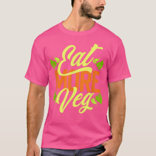 T-shirt Mangez Plus Vêtements Awesome Végétariens Basé Pla